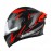 JIEKAI Motorcycle Helmet 902 Lightning Rose Orange Black Motorcycle Uncovered Helmet Flip up Chin Double Visor Full Face New Model with Spoiler