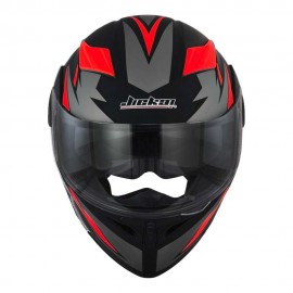 JIEKAI Motorcycle Helmet 902 Lightning Rose Orange Black Motorcycle Uncovered Helmet Flip up Chin Double Visor Full Face New Model with Spoiler