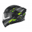 JIEKAI Motorcycle Helmet 902 SPLASH GREEN Motorcycle Uncovered Helmet Flip up Chin Double Visor Full Face New Model with Spoiler DOT Certified