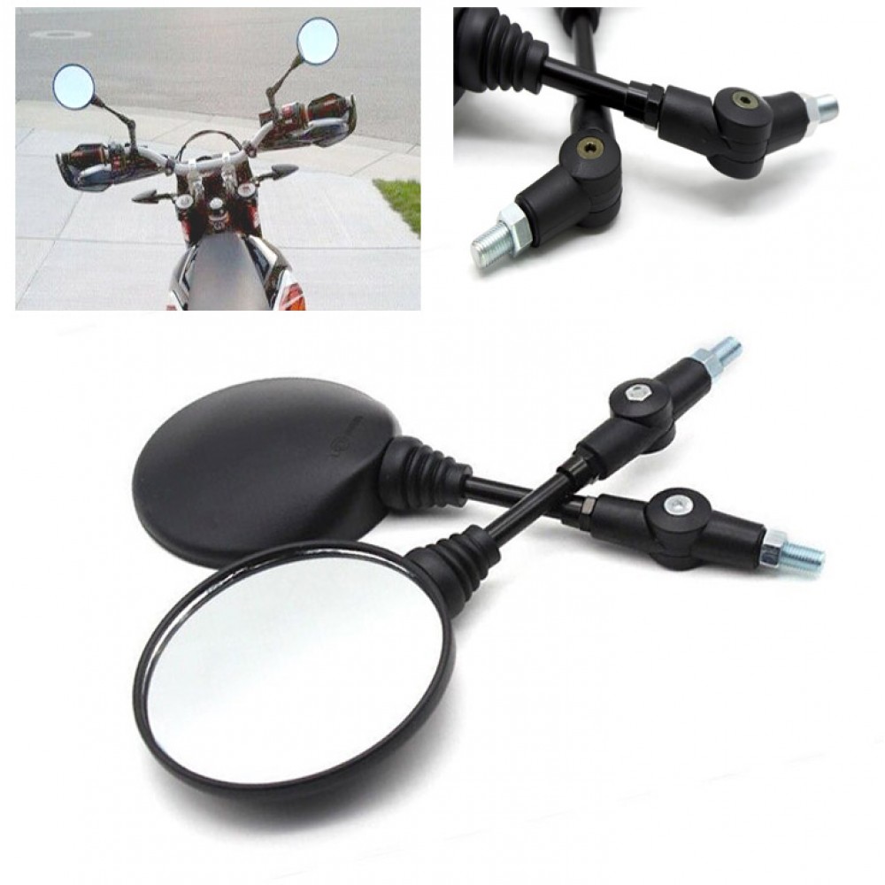 3 Point Adjustable Folding BMW Style Motorcycle Bike Mirrors For YBRG YBR YBZ GS150SE Suzuki GR150 Honda CB150F