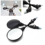 3 Point Adjustable Folding BMW Style Motorcycle Bike Mirrors For YBRG YBR YBZ GS150SE Suzuki GR150 Honda CB150F