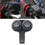 22mm 12V Motorcycle Handlebar Control Dual Button On Off Switch Headlight Flasher Dual Switch 2 Choice For Handlebar Fog Light