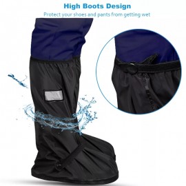 Waterproof Rain Shoe Cover for Motorcycle Cycling Bike Reusable Boot Overshoes Boots Shoes Protector Covers