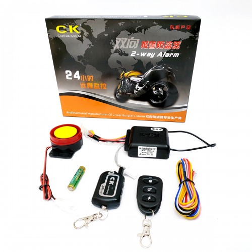 Bike security alarm on sale and remote start system
