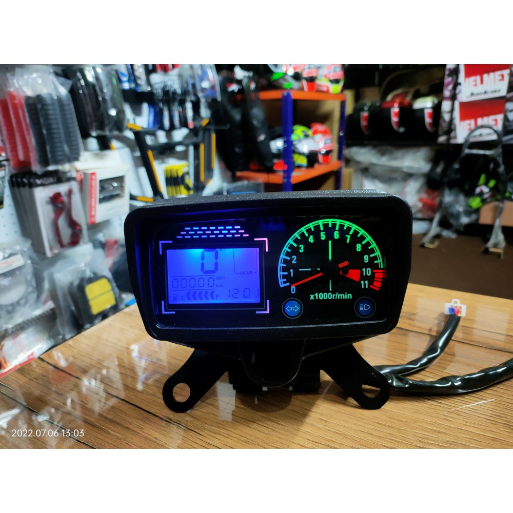 Motorcycle Digital Waterproof Single Display Speedo RPM Meter for Honda CG125