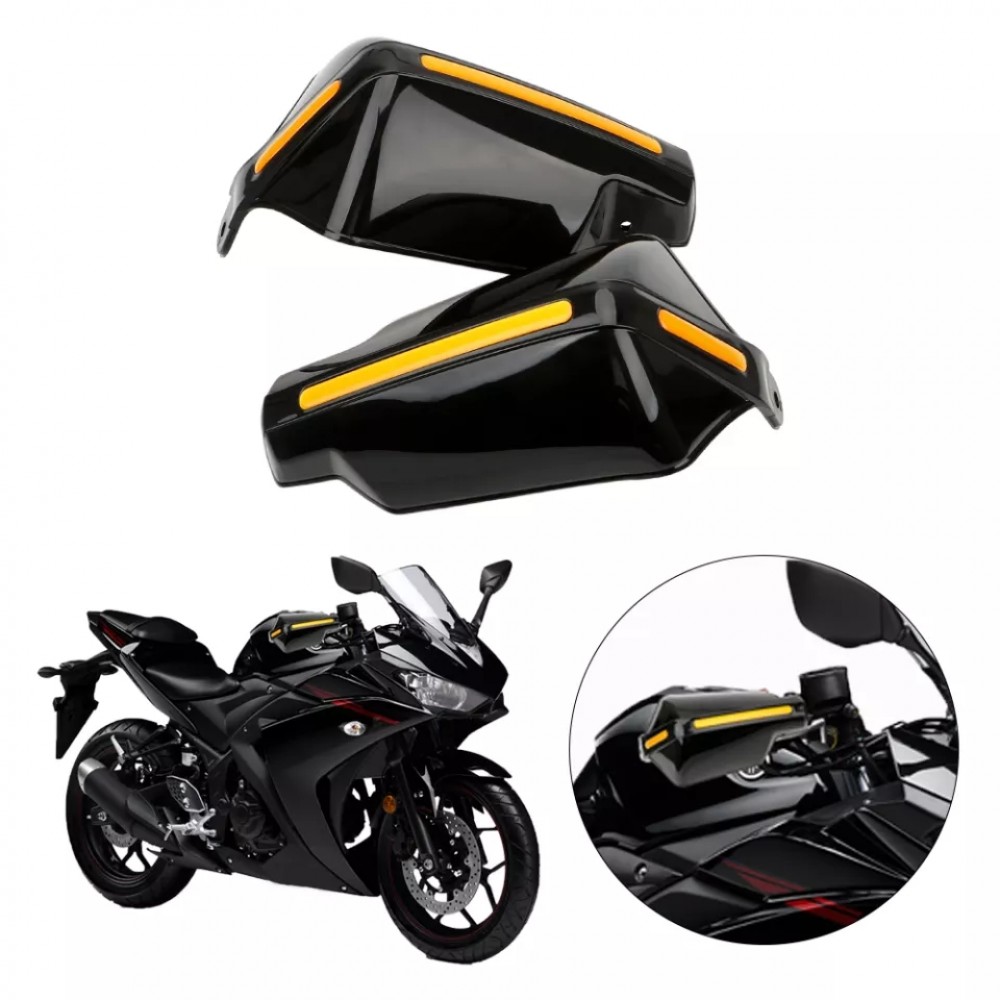 Universal Motorcycle Reflective Handguards Hand protectors Windshield Street Off-road Motorcycles