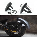 Universal Black Plastic Motorcycle Rear Wheel for fender Splash Guard Rear Wheel Cover Splash Guard Mudguard with Bracket
