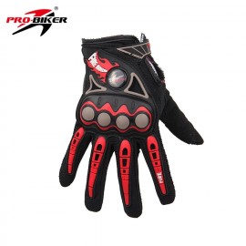 Winter Mask + Pro Biker Gloves MCS-23 Black