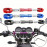 Motorcycle Handle Cross Bar Extension For LED Lights and Mobile Holder Buttons Reduce Vibration