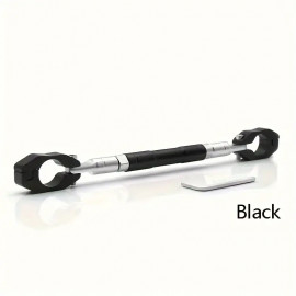 Motorcycle Handle Cross Bar Extension For LED Lights and Mobile Holder Buttons Reduce Vibration
