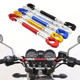 Motorcycle Handle Cross Bar Extension For LED Lights and Mobile Holder Buttons Reduce Vibration