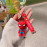 1-PC Marvel Avengers Keychain Superhero Captain America Spidrman Iron Man Silicone Pendant Keyring Kawaii Jewellery Accessories Gift