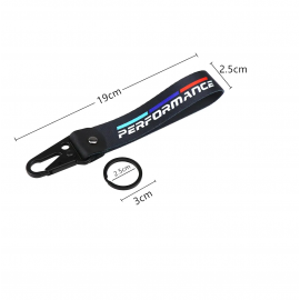 1-PC Motorcycle Collectable Strap Embroidery Keyring Keychain For Honda Yamaha Suzuki Red Ducati BMW Aprilia Kawasaki Benelli Harley Davidson Key Ring Chain Performance