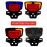 Motorcycles Bike CD 70 And CG 125 LED Fancy Tail Light Stop Turn Signal with Scanning Dynamic Animation Breathing DRL