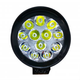 1-PCS of HJG LED Motorcycle External 12-LED 36w lights Lighting Color Cool White Metal Body Plastic Face