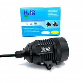 HJG ORIGINAL KZ30 CREE 60W Dual Colour 3 Function Adjustable Motorcycle LED Headlight Zoom in Out Fog Light