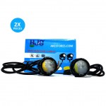 HJG Mini Driving Motorcycle Led Light 20w Dual Tone 3-Wires Fog Flasher Led