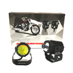 2-PCS Mini Driving Motorcycle Led Light 20w Dual Tone 4-Wires Fog Led For motorcycle, Car, Jeep