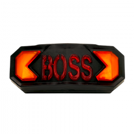 AKE - Motorcycle Fancy Boss Led Backlight Tail Light with Lava Indicators Light for CD70 and CG125 Bikes