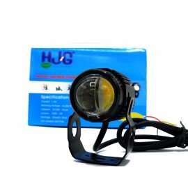 HJG Mini Driving Motorcycle Led Light 20w Dual Tone 3-Wires Fog Flasher Led
