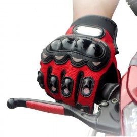 Pro Biker Half Gloves MCS-04C Red