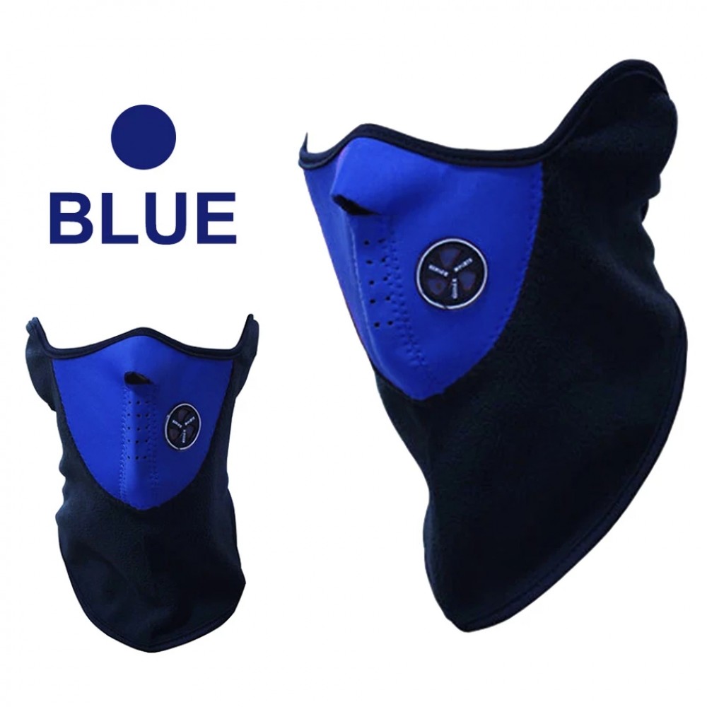 Winter Half Face Mask Blue