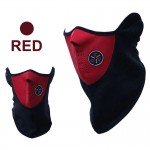 Winter Half Face Mask Red