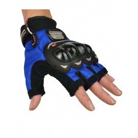 Pro Biker Half Gloves MCS-04C Blue