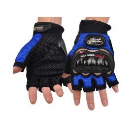Pro Biker Half Gloves MCS-04C Blue