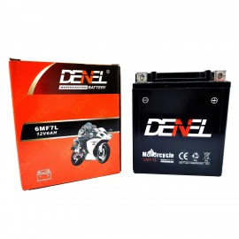 DENEL DRY MOTORCYCLE BATTERY FOR DERBI STX 150 12VOLT 7AH