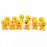 6-Pcs Of Mini Emoji Shaking Head (Swing Doll)