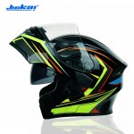 JIEKAI JK-902 Youku Flip Up DOT Certified Helmet Gloss Black