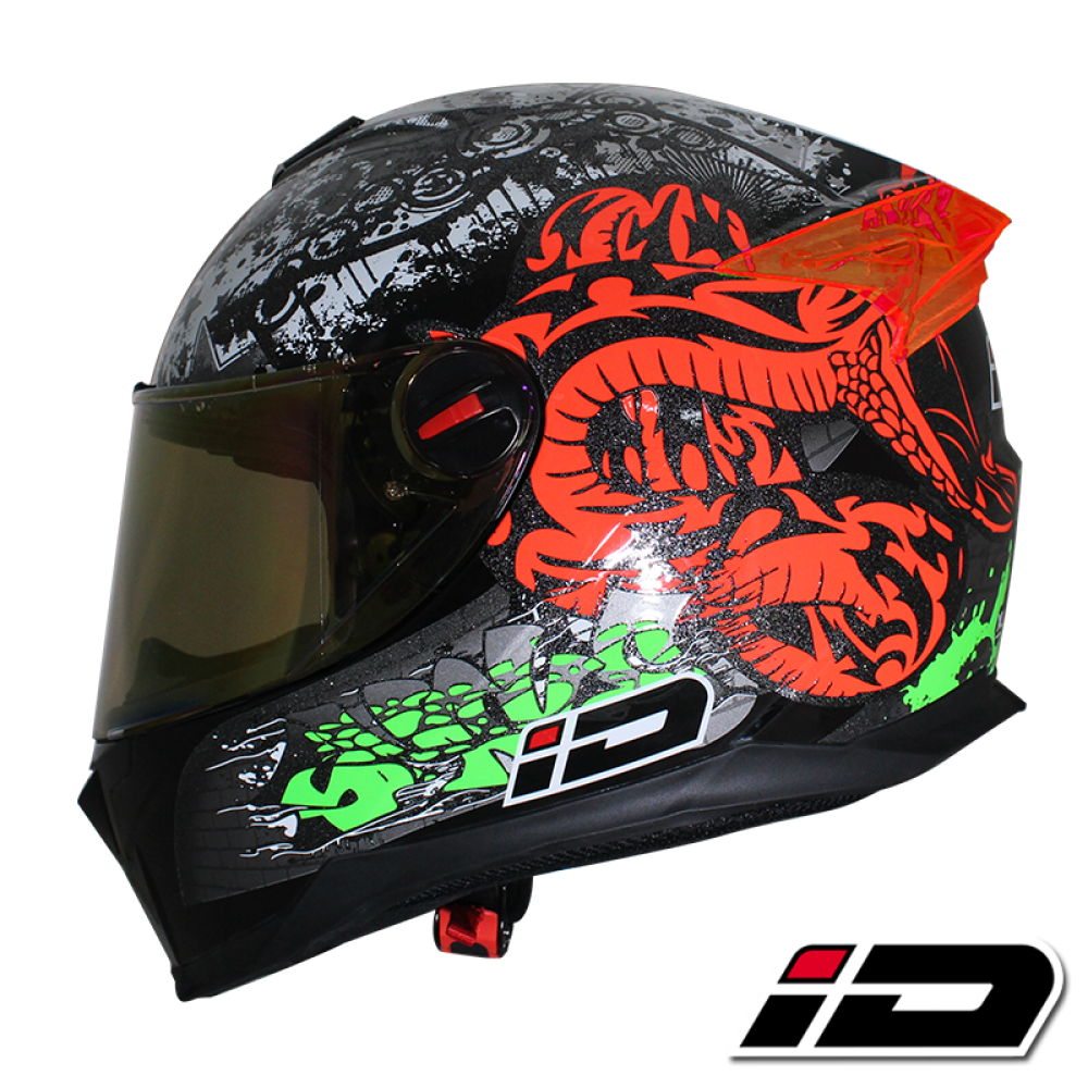 ID HELMET SPARTAN S2 BLACK