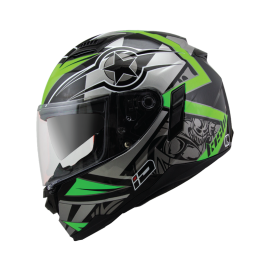ID HELMET SPYDER D1 BLACK CHROME VISOR