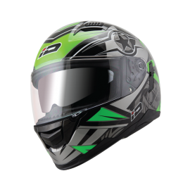 ID HELMET SPYDER D1 BLACK CHROME VISOR