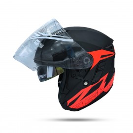 INDEX ASTRO OPEN FACE HELMET MATT BLACK