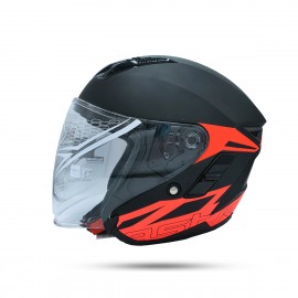 INDEX ASTRO OPEN FACE HELMET MATT BLACK