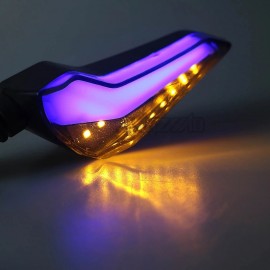 L-Shape Dual LED Running Indicators - Blue