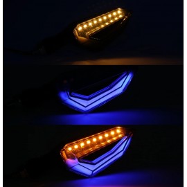 D-SHAPE DRL RUNNING INDICATORS - BLUE