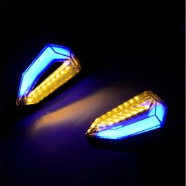 D-SHAPE DRL RUNNING INDICATORS - BLUE