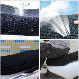 10mm Motorcycle Seat Heat Mesh Net Cover Sunscreen Cool Cushion Protector Sun Block Heat Insulation Mesh Pad