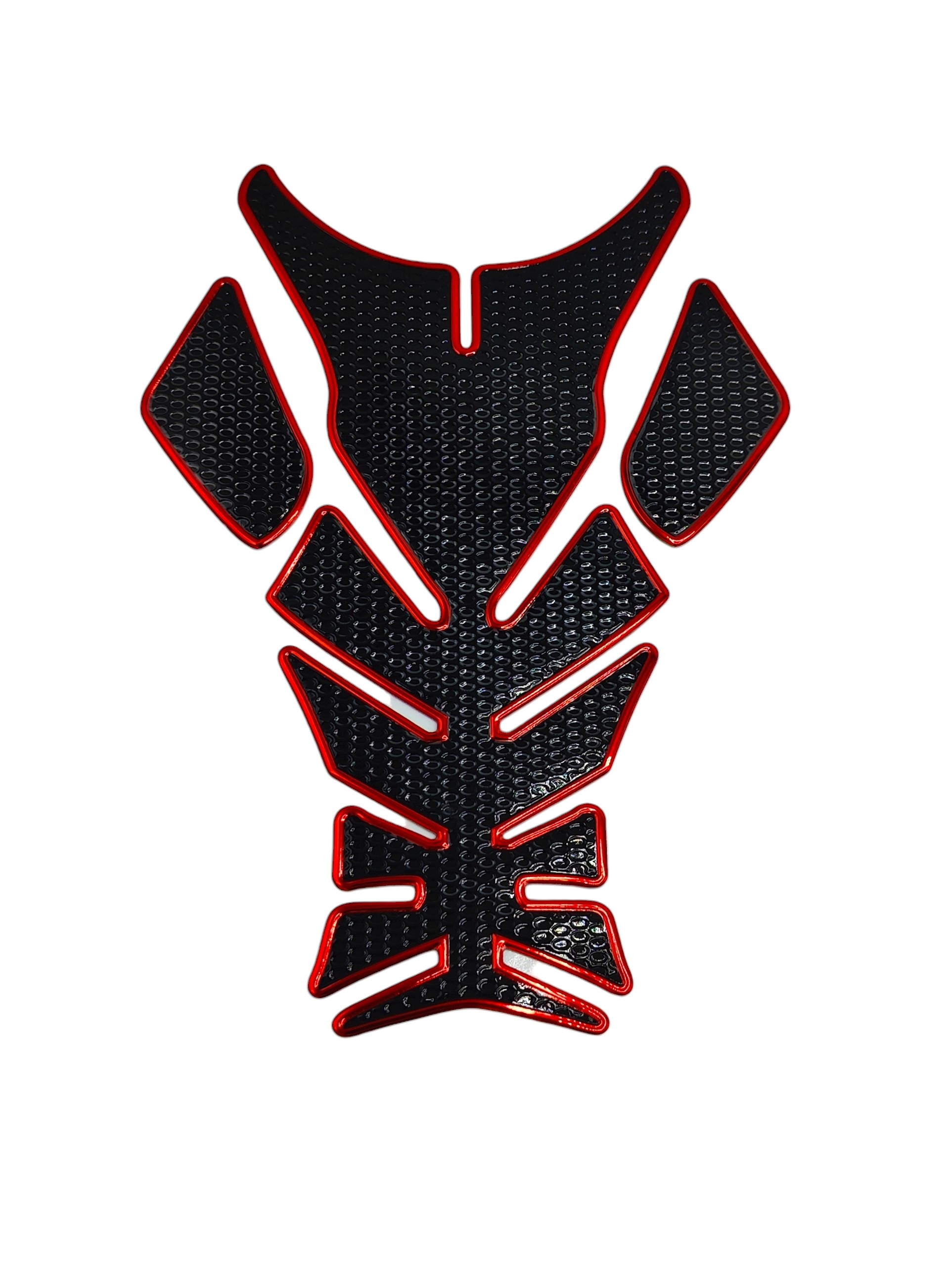 Universal Motorcycle Tank Pad Set - High-Friction Dimpled Texture - Weatherproof Anti-Scratch Fuel Tank Protector For Honda, Yamaha, Suzuki Anti Slip Dotted