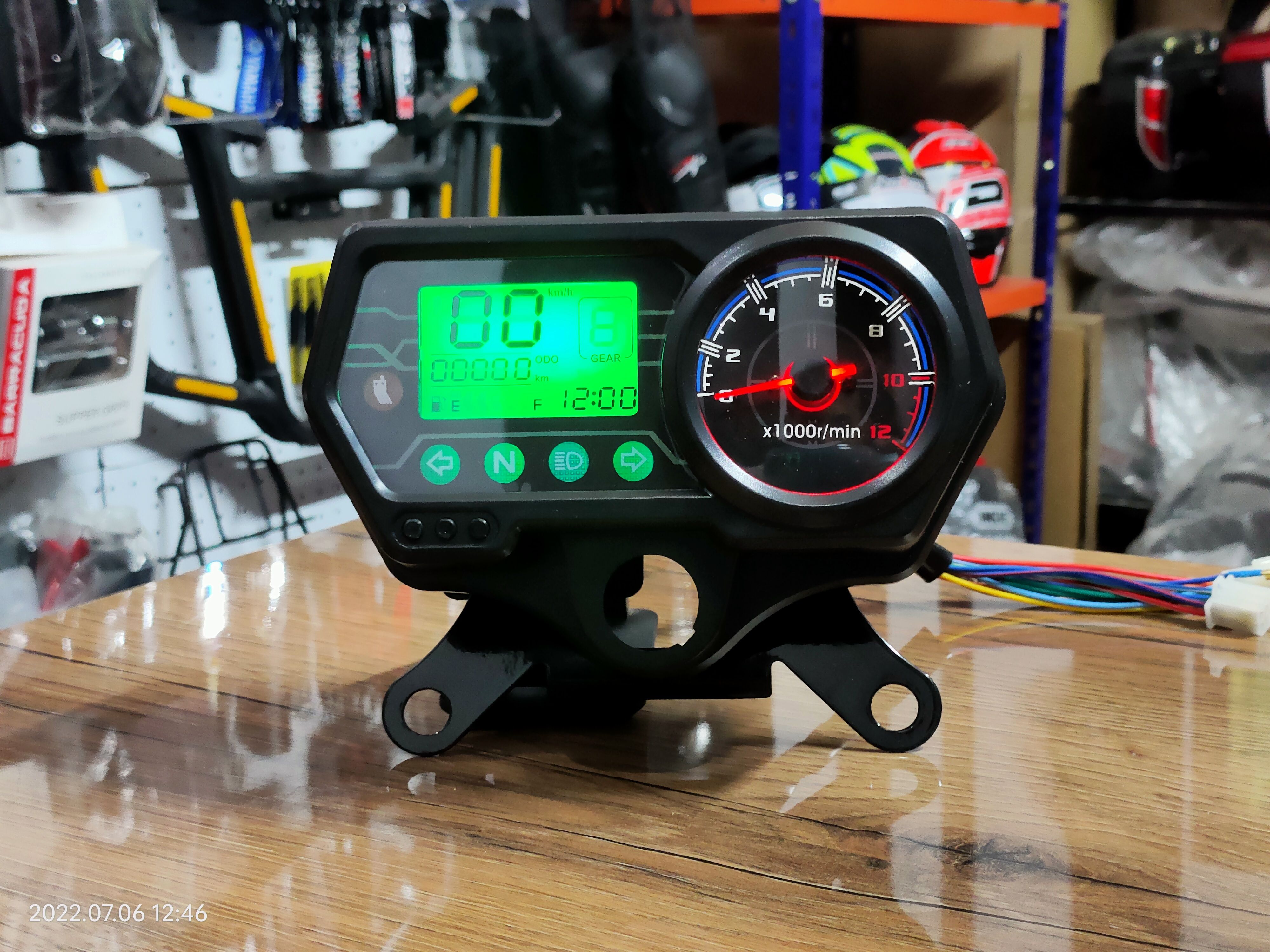 Motorcycle Digital Waterproof Speedo RPM Meter Rpm Analogue Meter for Honda CG125 Bike Digital Meter