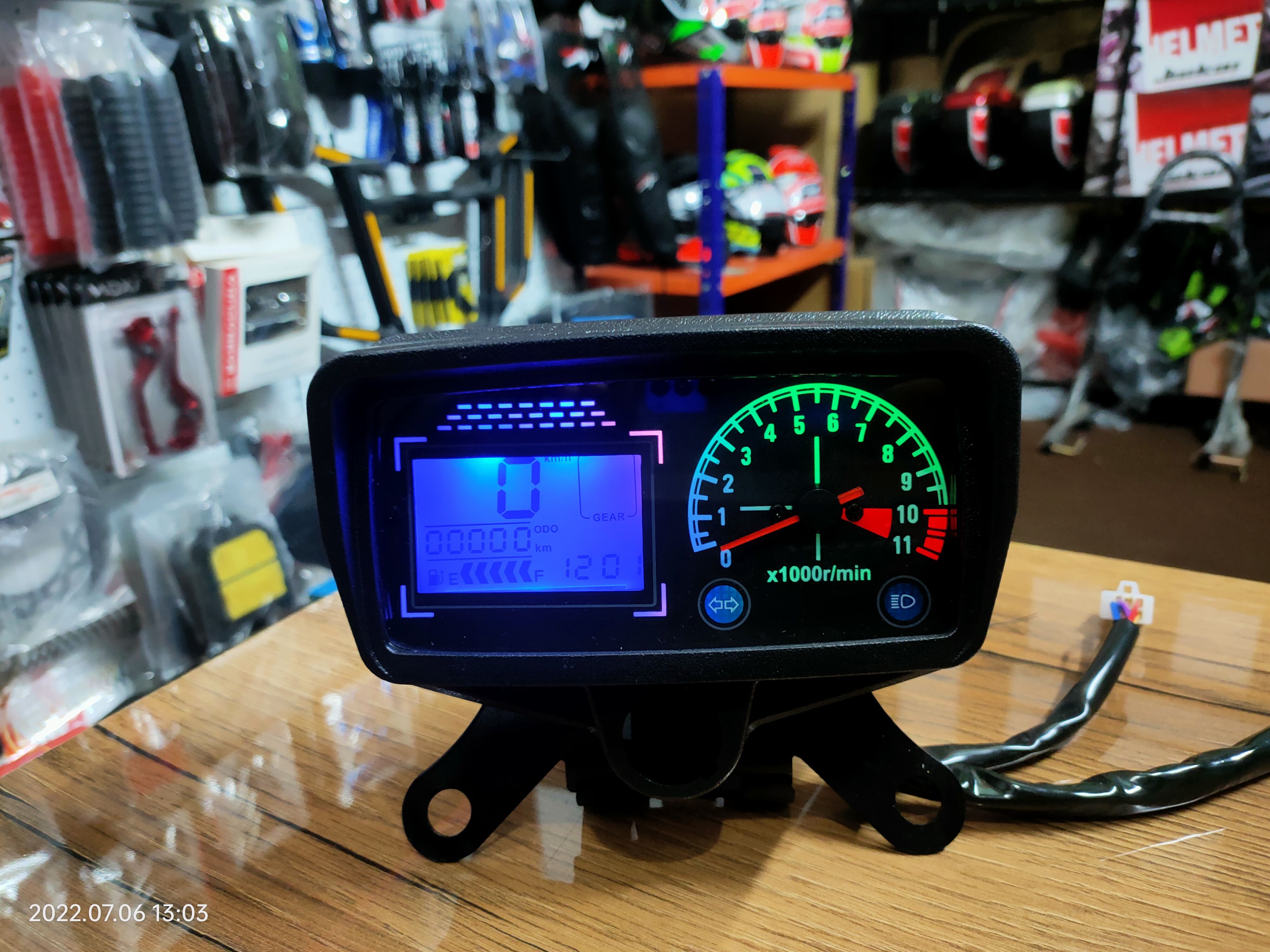 Motorcycle Digital Waterproof Single Display Speedo RPM Meter for Honda CG125